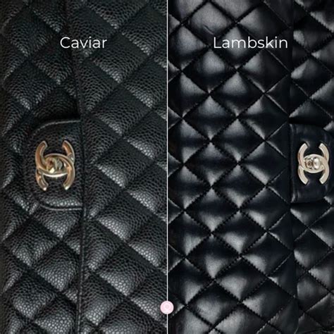 chanel calfskin flap|caviar vs lambskin chanel.